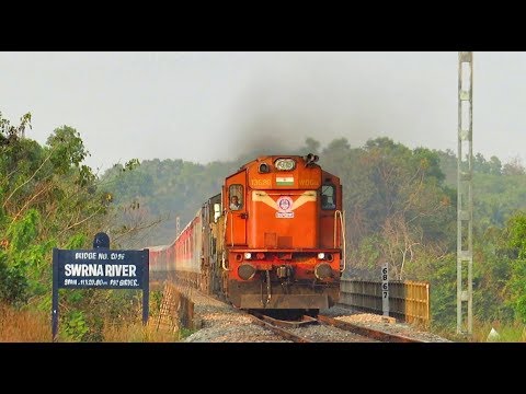 FAST & FURIOUS :  Freight locomotives rescue TVC RAJDHANI Express!!