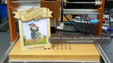 CNC + Laser Combo: Crafting a Custom Photo Frame with the 3018 Pro Max