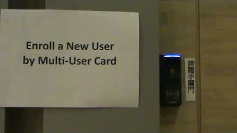 SmaFinger: Enroll a new user by Multi-User card
