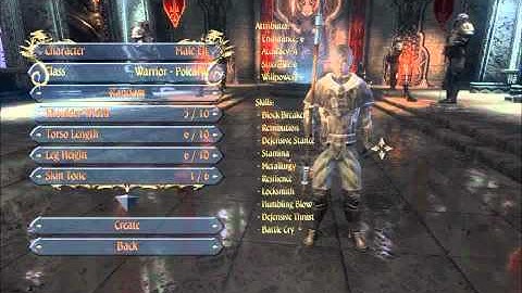 Two Worlds 2 Character Creation