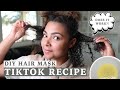 I Tried A DIY Hair Mask Recipe I Saw On TikTok... But Does It Work?