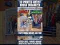 From Messy to Organised Masterpiece: My 3D Printed Art Setup Upgrade #3dprinting