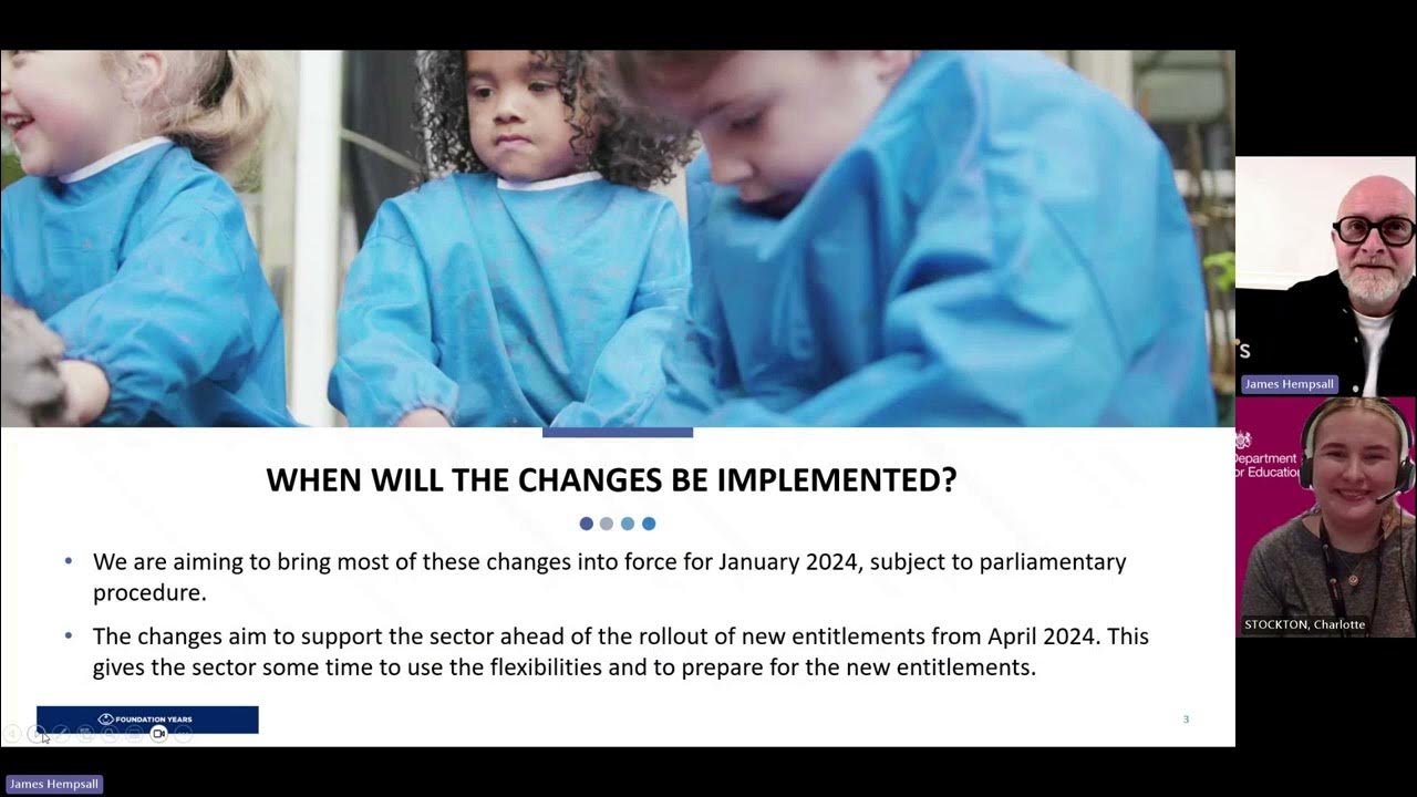 EYFS 2024 Regulatory Changes YouTube