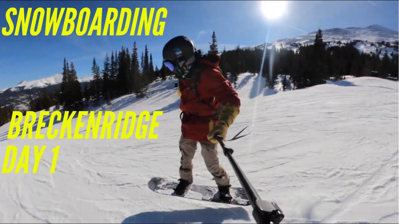 Snowboarding Breckenridge on a Lib Tech Orca My First Day