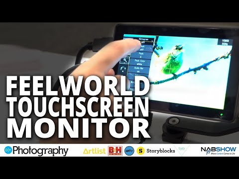 Feelworld upgrades the F6 field monitor with a touchscreen UI in the