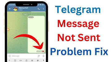 How to Fix Telegram Message Not Sent Problem | Telegram MSG Not Send Problem