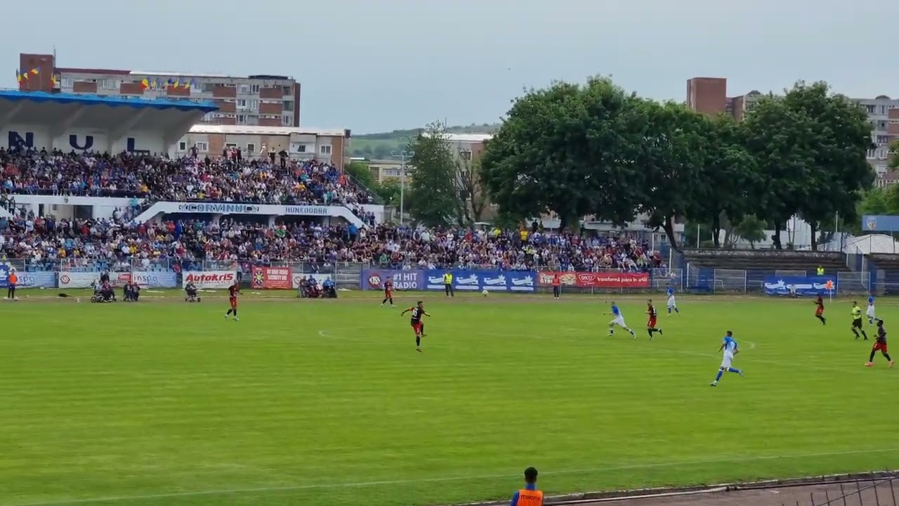 Retur Baraj de Promovare Liga 2: Corvinul Hunedoara – Gloria Bistrita 2:1