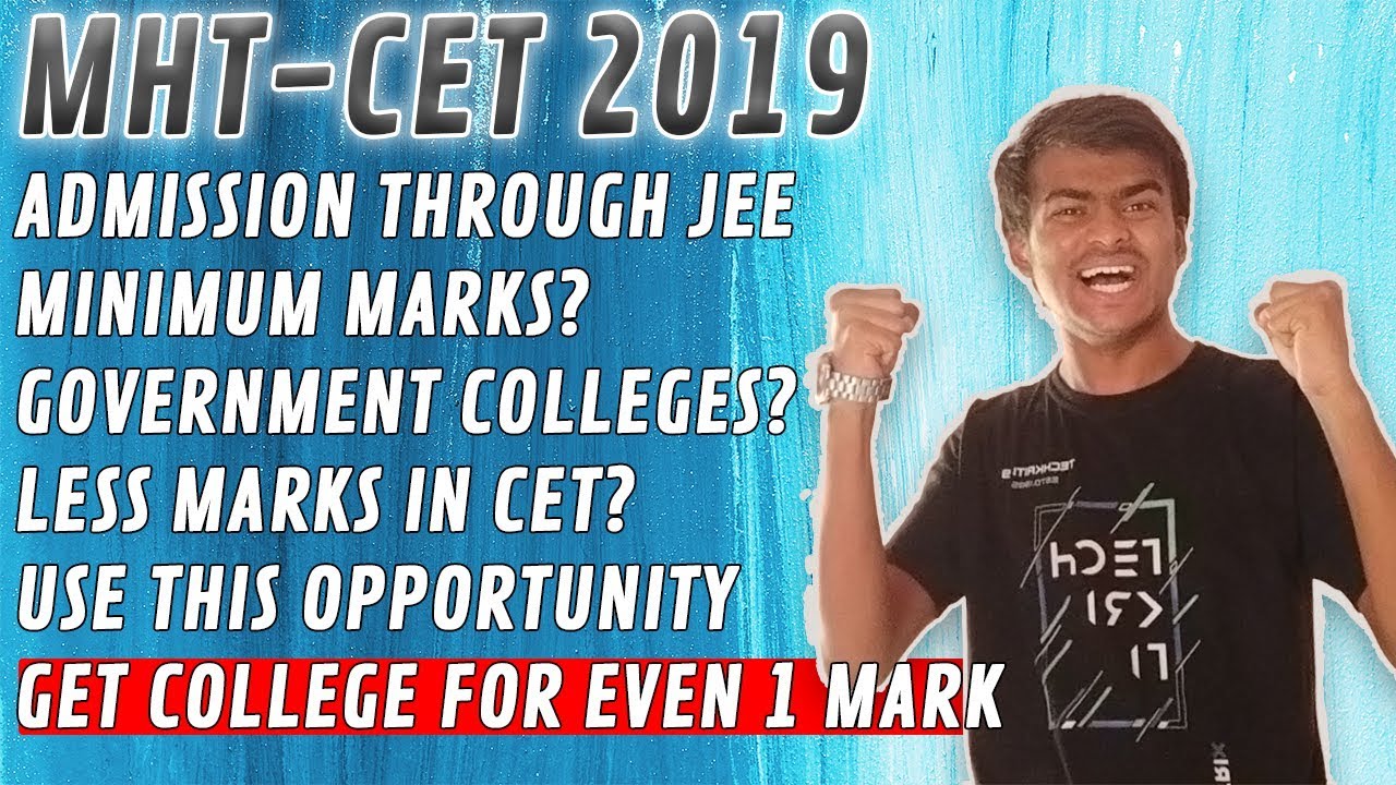 Admission through JEE in Maharashtra colleges through CAP| MHTCET| Get college for very less marks