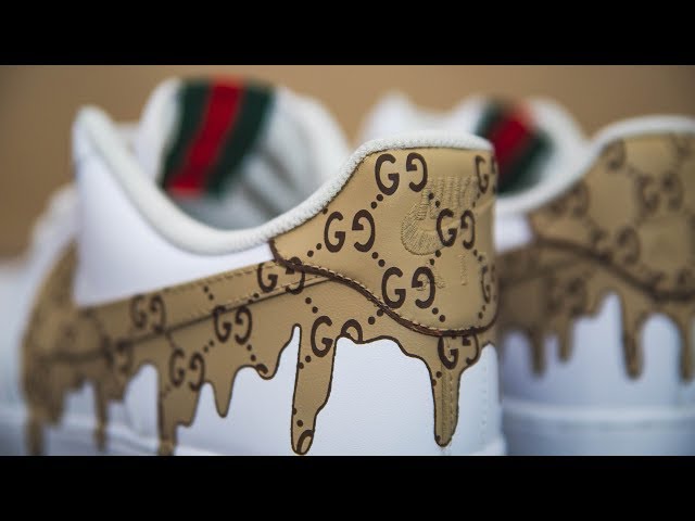 Gucci Drip AF1 - Process, By Moody Street Customs