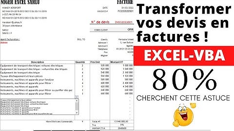 Si vous avez des difficultés à gérer vos devis et factures sur Excel | Regardez cette vidéo !