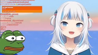 Gura And Stone Licking