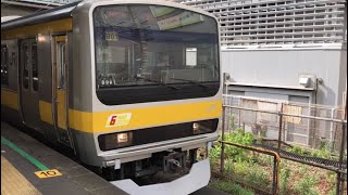 JR千葉駅を発車するE231系900番台ミツB901編成。