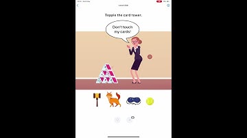 Easy Game - Brain Test Level 330 - Topple the card tower.