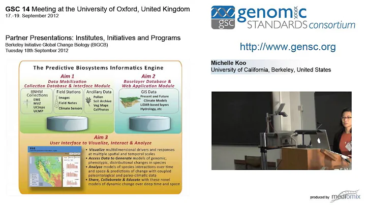 GSC 14 Talk by Michelle Koo   Berkeley Initiative in Global Change Biology