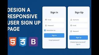 Web 1 Task 1 Design a responsive user sign in and sign up page using HTML, CSS, JavaScrip