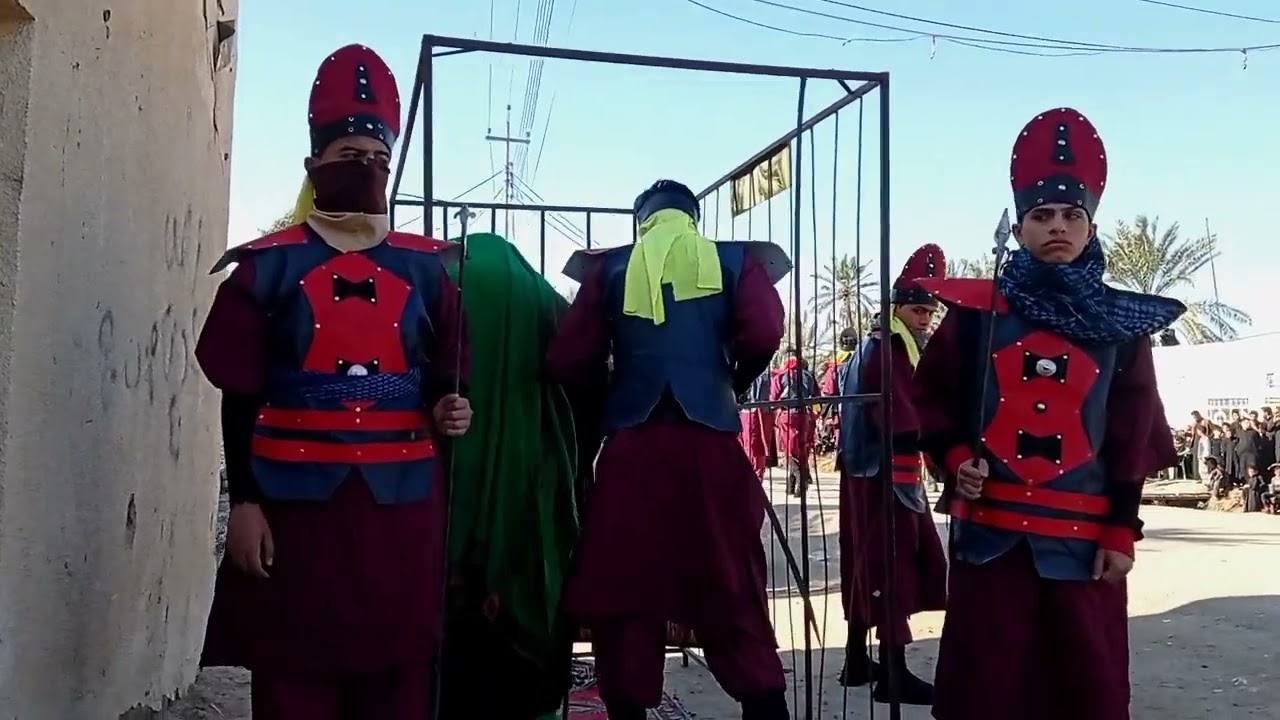 تشابيه وتشيع الامام موسى الكاظم ع مواكب شهيد الطف الحسيني ديوان خادم الحسين عادل الحاج جحيل الكعبي