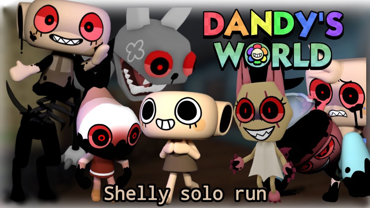 Dandy's world shelly Solo run | floor 14 - YouTube