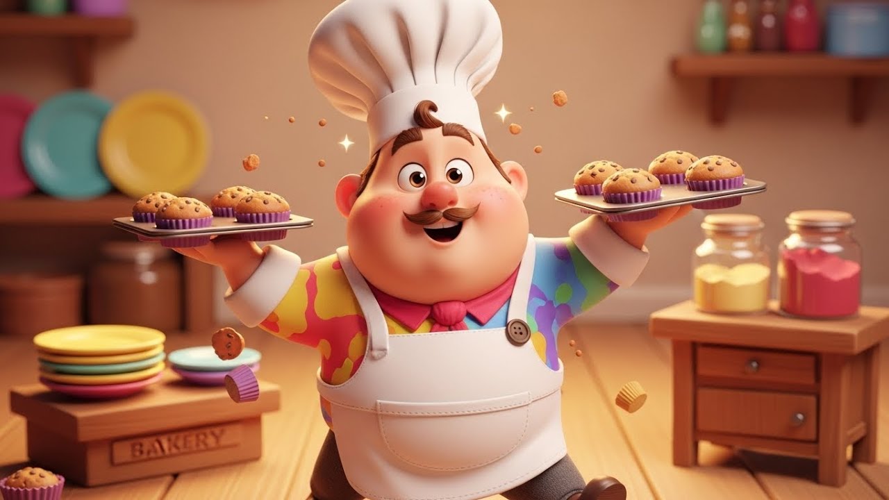 Muffin Man Needs More Muffins 🧁🏃 | Fun Problem-Solving Nursery Rhymes for Kids