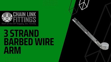 Affordable Perimeter Security: Barbed Wire Arms for Chain Link Fence | Chain link Fittings