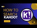 How to Search for Quizzes on Kahoot App or Website - Here's How - 2025
