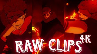 Sukuna 4K | Raw Clips | Jujutsu Kaisen | S2EP16 ( Anime Raw Clips )