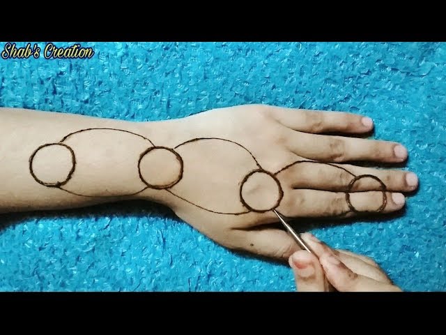 Most Easy Henna Mehndi Design For Beginners Stylish Beautiful