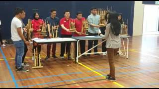 Angklung Rehearsal Indonesian Day 2017