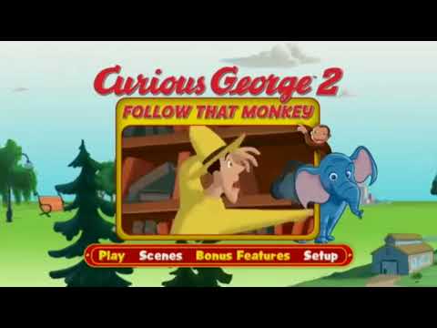 Curious George 2: Follow That Monkey DVD Menu (2010)