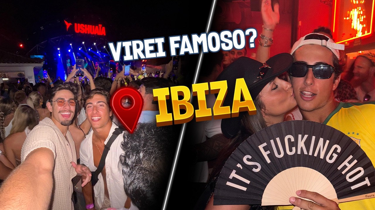 O BRASILEIRO É CELEBRIDADE EM IBIZA