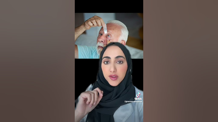 كيف استخدم قطرات العين بالطريقة الصحيحة