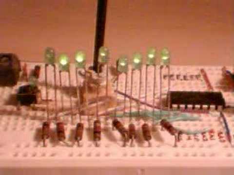 1 Channel to 8-Bit parallel ADC using a PIC16F684