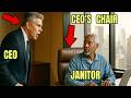 Millionaire CEO Walks Into His Office — And Finds The Black Janitor In His Chair