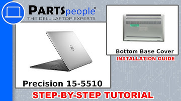 Dell Precision 15-5510 (P56F001) Bottom Base Cover How-To Video Tutorial