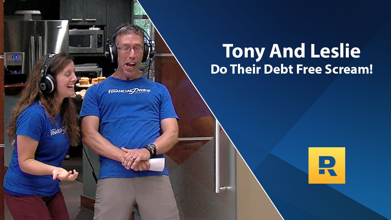Tony and Leslie Do Their Debt Free Scream! Tony and Leslie Do Their Debt Free Scream!