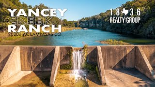 2,020± acre Texas Hill Country Live Water Ranch For Sale in Lampasas and Burnet County