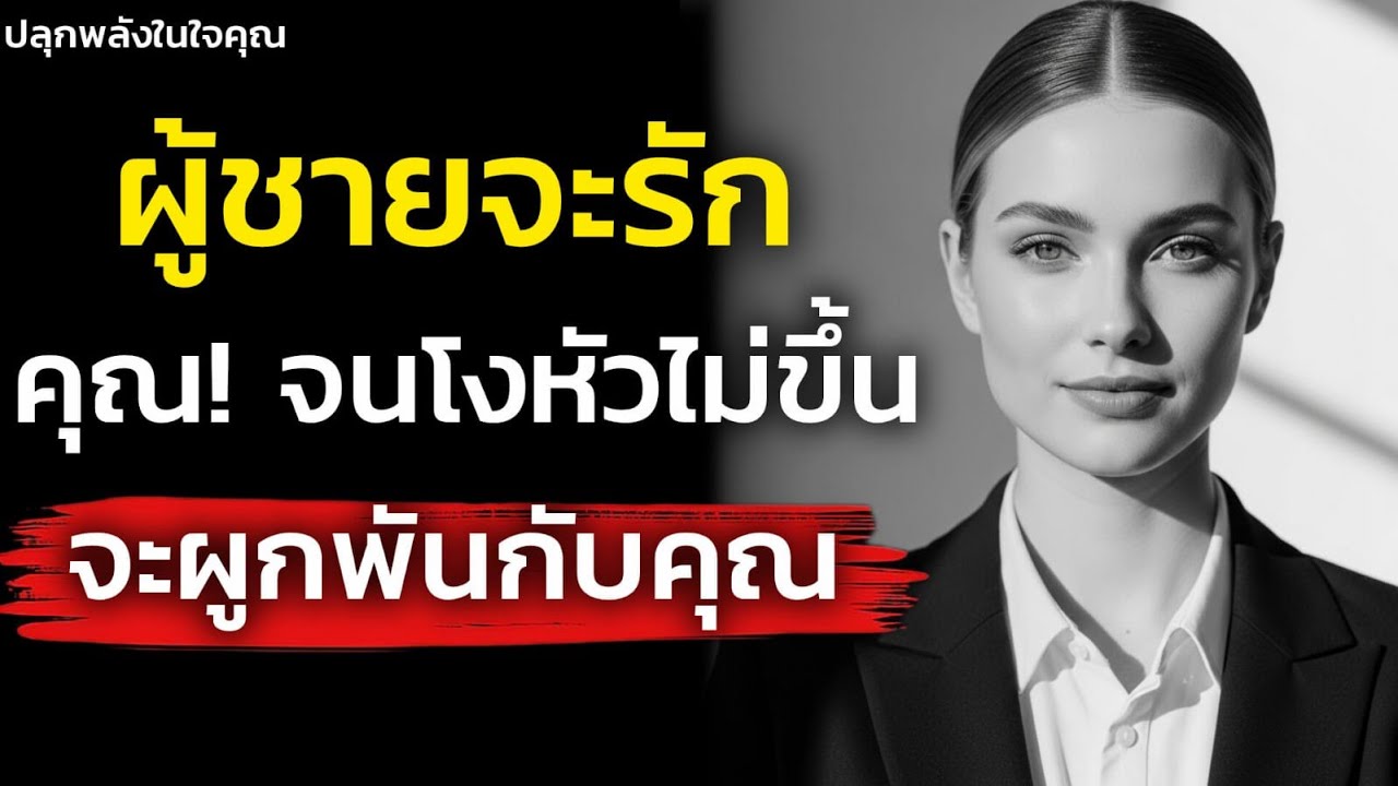 จิตวิทยาผู้ชายจะรักคุณ จนโงหัวไม่ขึ้นจะผูกพันกับคุณ ถ้าคุณทำสิ่งนี้ | ปลุกพลังในใจคุณ ￼