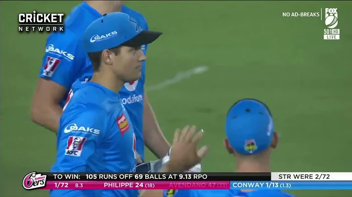 Harry Conway Adelaide Strikers Highlights