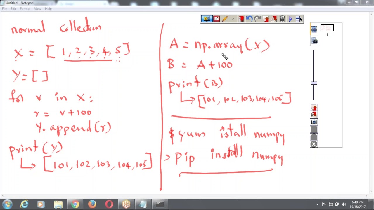 Python Numpy Session 2 - YouTube
