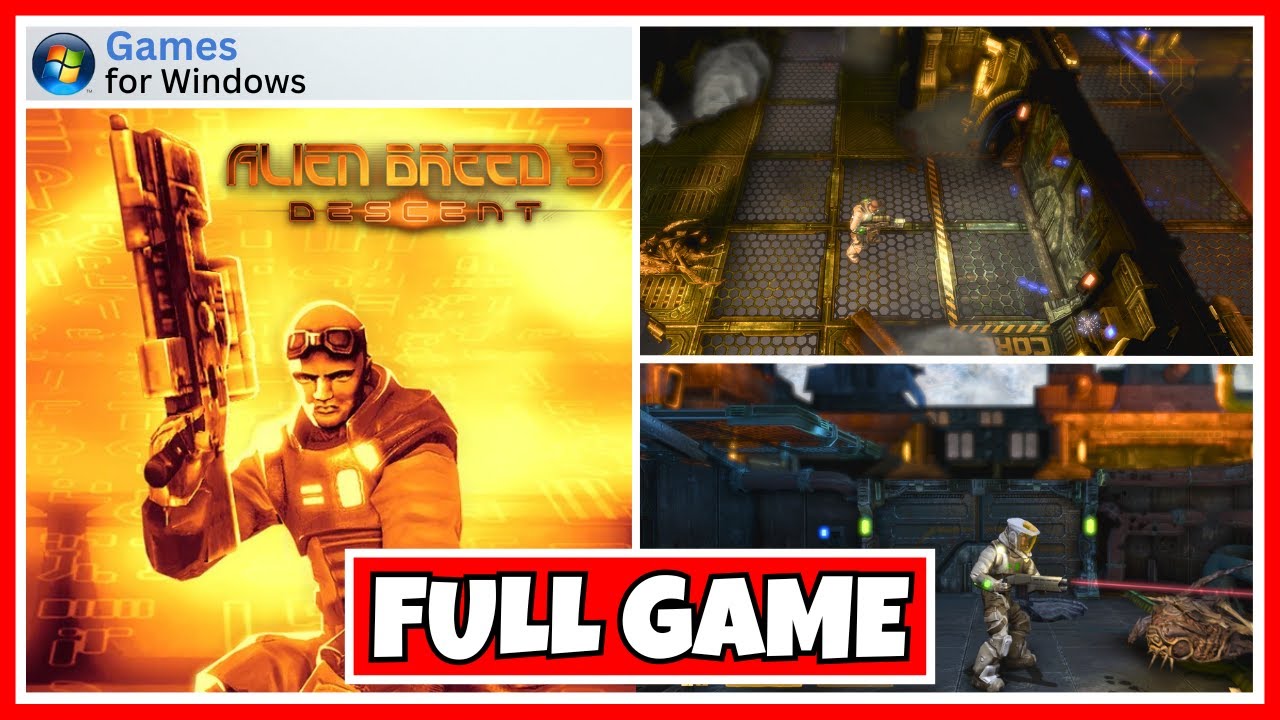 Alien Breed 3: Decent - FULL GAME - PC - (No Commentary) - YouTube