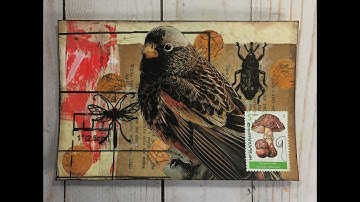 Collage Mail Art Postcard #7