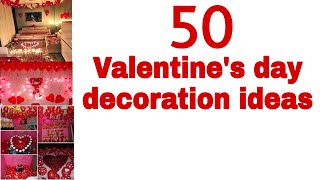 Valentine's day decoration ideas at home | bed room decoration ideas screenshot 1