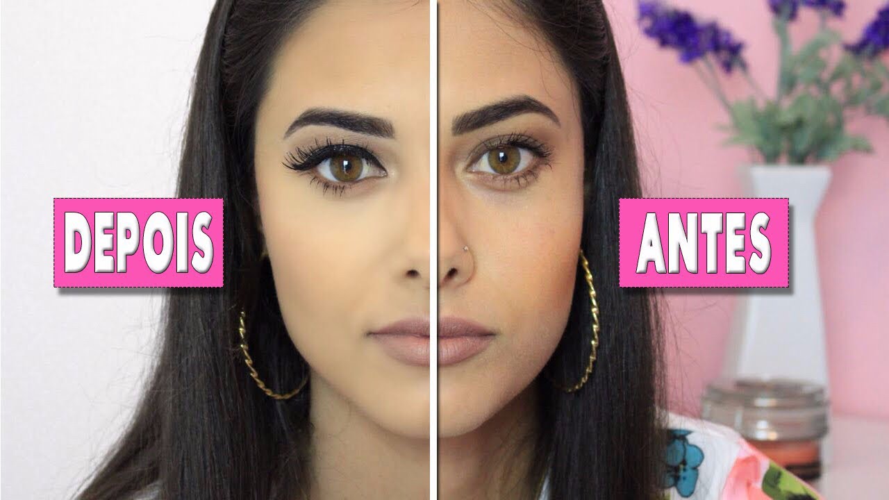 COMO EU ME MAQUIAVA ANTES E AGORA!! CHOCADAAA - YouTube