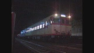 （非HD）夜の釜谷駅での列車交換