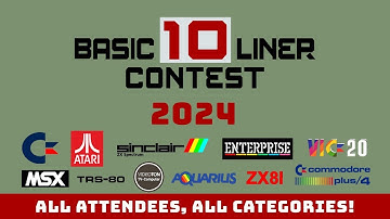 The BASIC 10Liner Contest 2024 | All categories and attendees