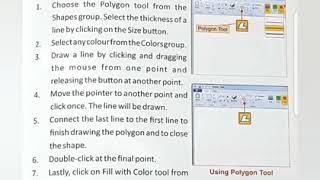 Computer | Draw and colour shapes | class 2 | chapter 9 | page 65 to 66 Wealth