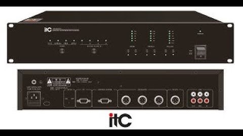 ITC TS 0604M Conference System Connectivity and Functionality  with TS-0602/TS-0602A Conference Unit