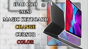 How To Change The Color of Your Mouse Cursor on iPad Pro 2020 with Magic Keyboard