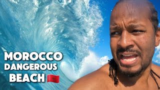 🇲🇦 Visiting the Most Dangerous Beach in Morocco, Larache!