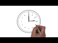 How to draw a clock for children/طريقة رسم ساعة جميلة للاطفال