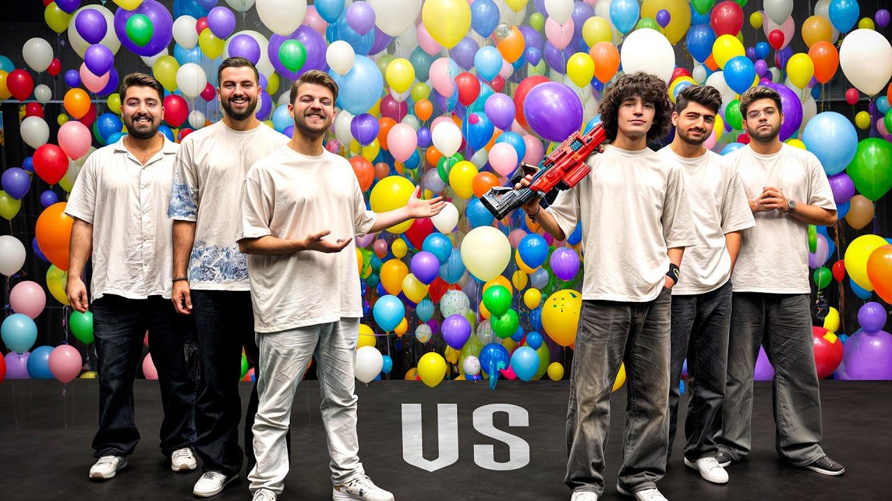 صدتا بادکنک شانسی ولی فقط یکیشون جایزس🎈